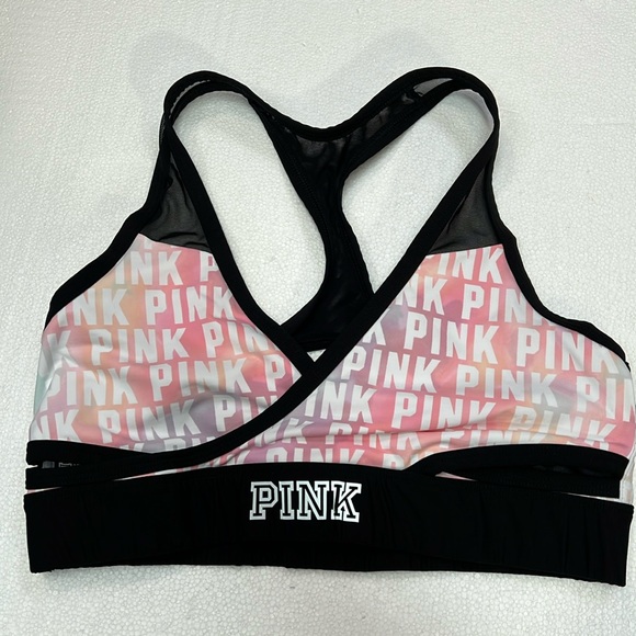 PINK Ultimate Sportsbra Size Large. Lightly lined. NWOT - Picture 1 of 3